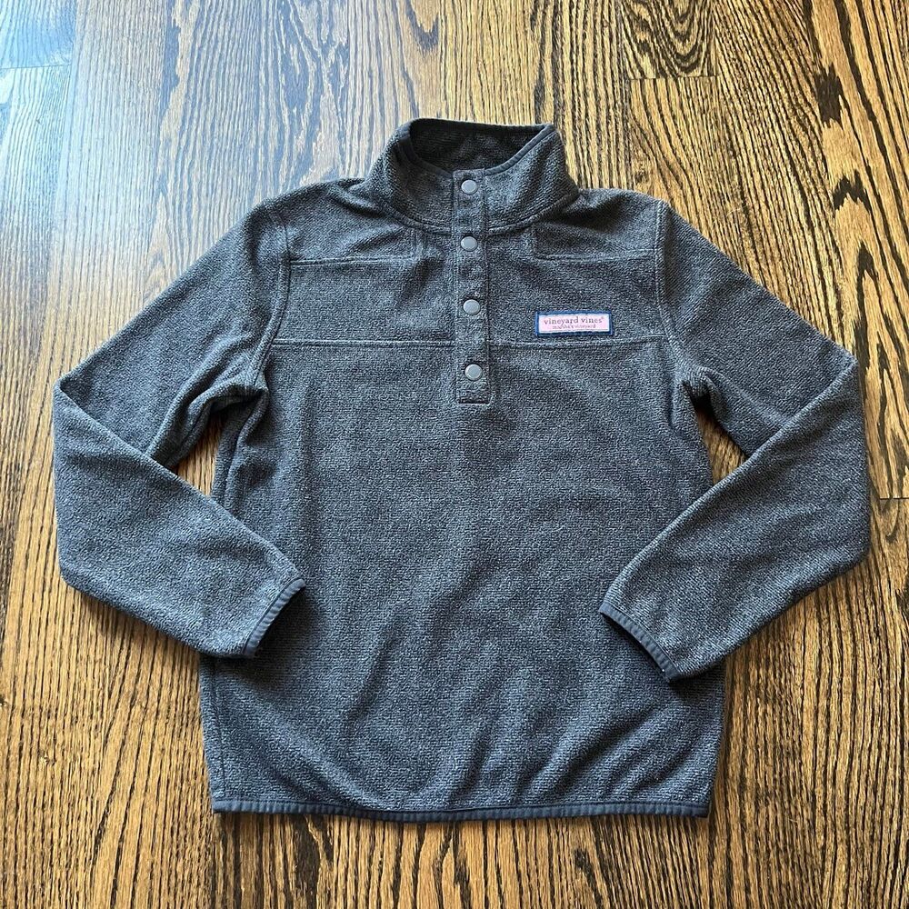 Vineyard Vines Boys Snap-Placket Fleece Shep Shirt
(S 6-7Y)
